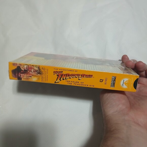 Adventures of Young Indiana Jones Treasure of the Peacock's Eye VHS New Sealed - Picture 4 of 4